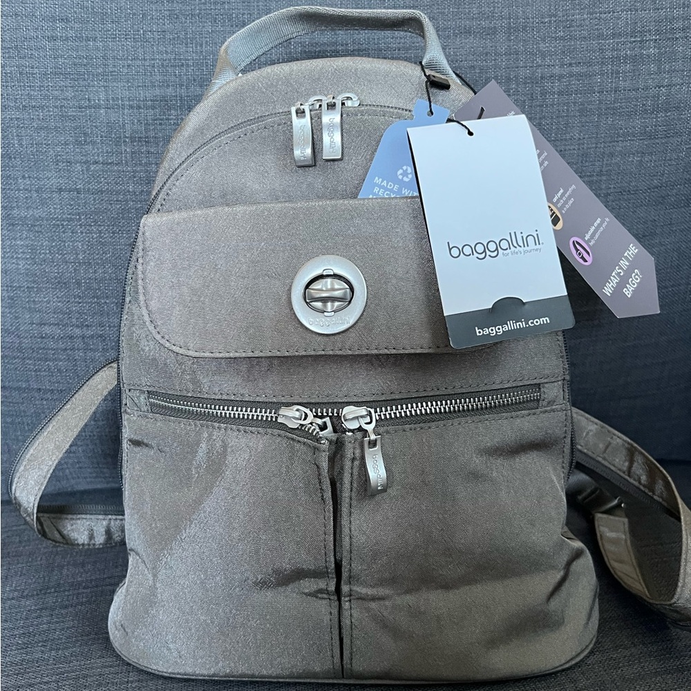 NWT BAGGALLINI CONVERTIBLE BACKPACK SLING BAG